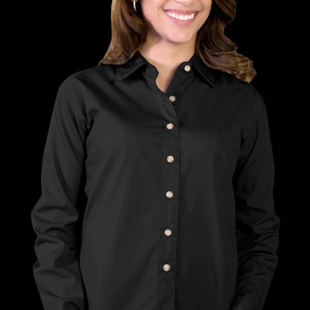 NWT BLUE GENERATION BLACK DRESS SHIRT